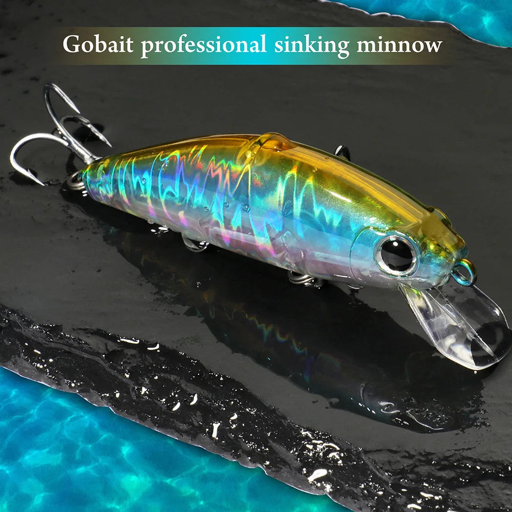 GOBAIT Sinking Minnow Fishing Lure – 7 cm, 11 g